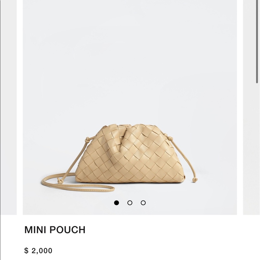 BOTTEGA VENETA MINI POUCH NWOT